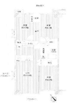 春日部 徒歩8分 構造:鉄筋コンクリート造専有面積:69.04平米 ( 20.88坪 )